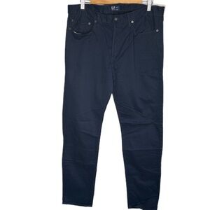 GAP Navy Blue Slim Cotton Twill Pant